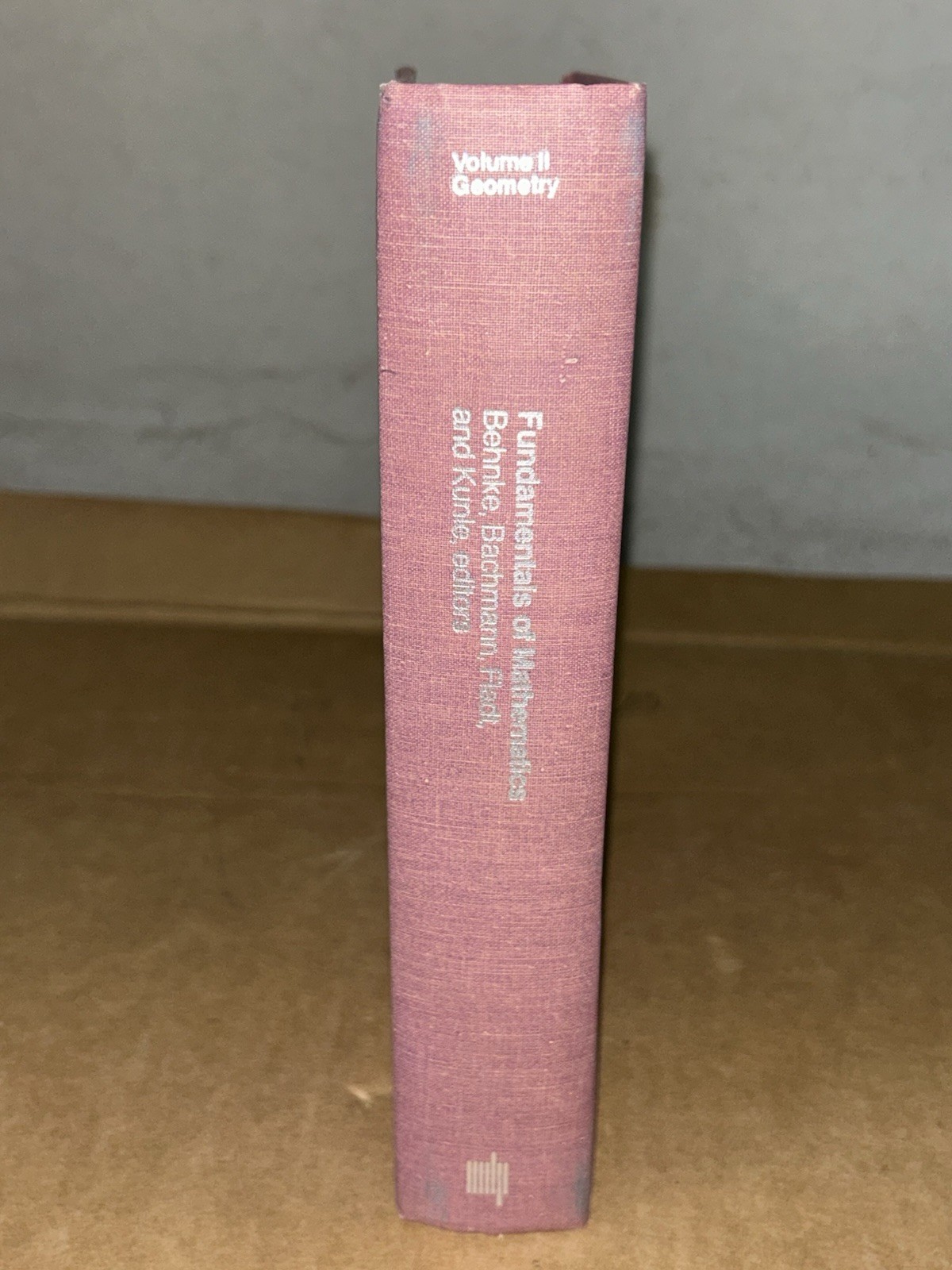1987 Fundamentals of Mathematics: Volume II Geometry By MIT Press 4th Printing