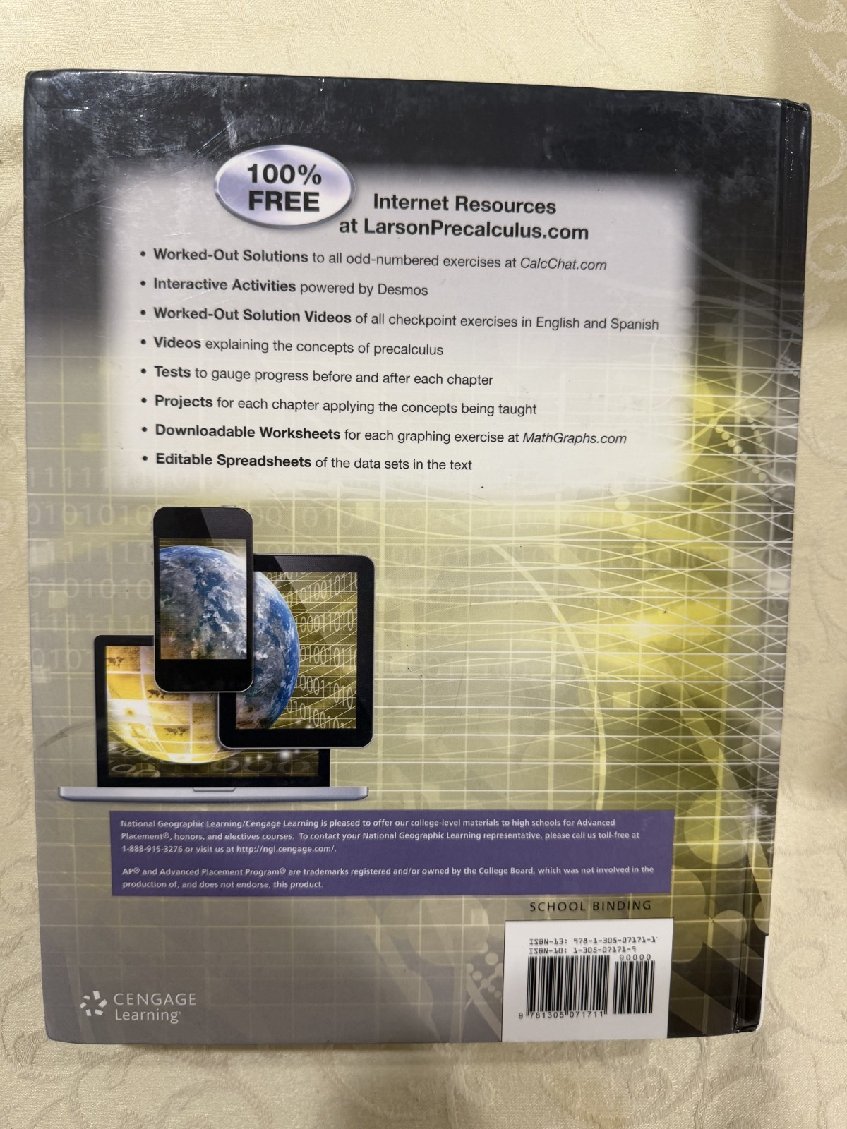 Precalculus W/Limits : Graph Approach by Ron Larson and Battaglia (2019,…