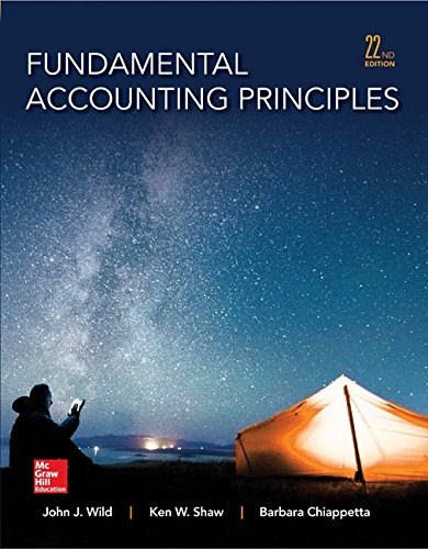 FUNDAMENTAL ACCOUNTING PRINCIPLES -HARDCOVER By John J Wild & Shaw Accounting