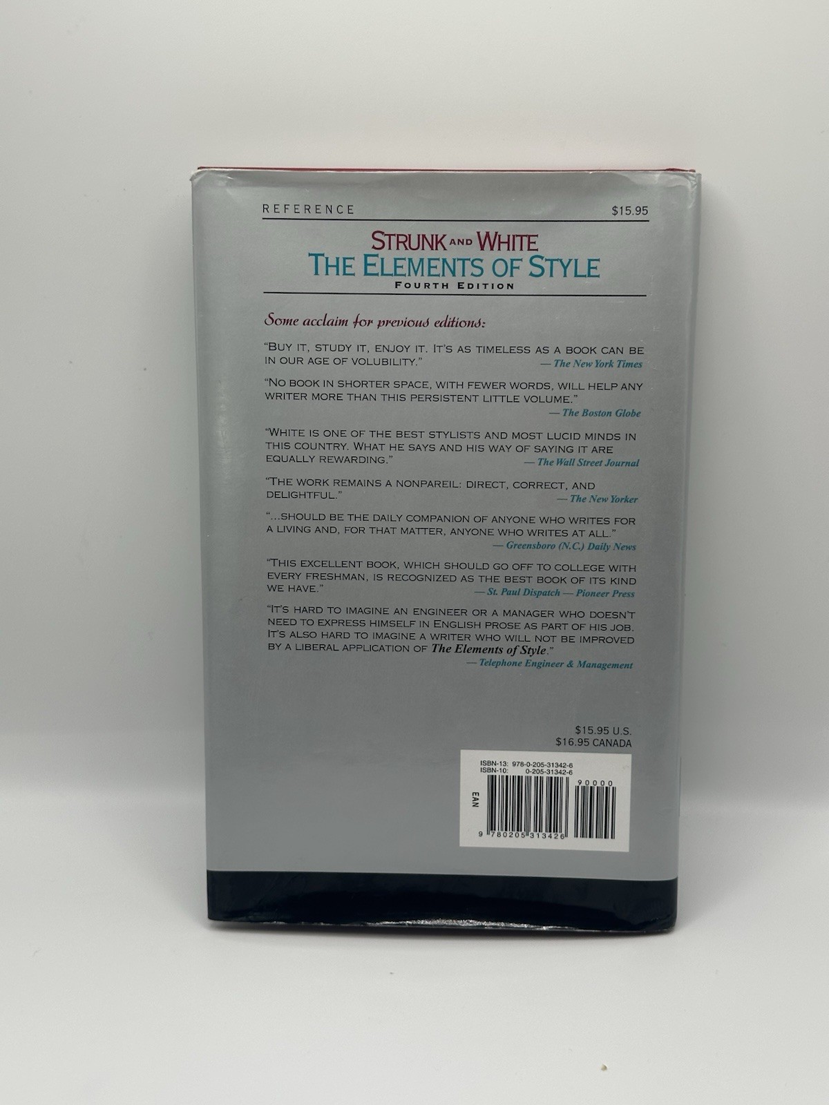 The Elements of Style 4th Edition By William Strunk Jr &E.B.white