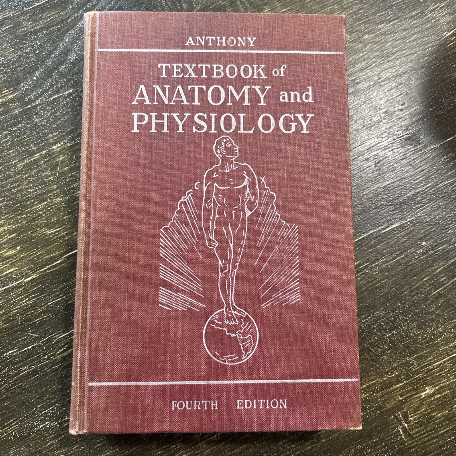 Vintage Textbook Of Anatomy And Physiology By Catherine Parker Anthony, 1955