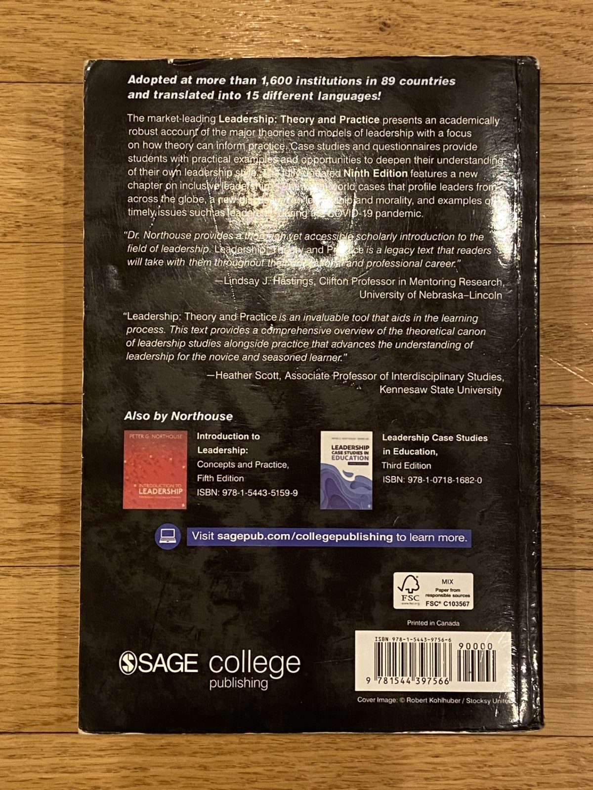 Leadership : Theory & Practice by Peter G. Northouse Ninth Edition 2021
