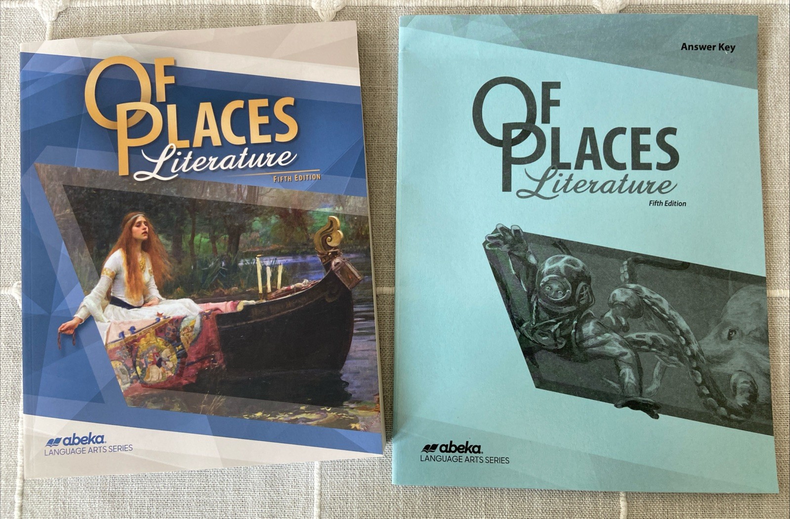 NEW Abeka OF PLACES 8th Grade LITERATURE 5th Ed STUDENT EDITION TEXT +ANSWER KEY