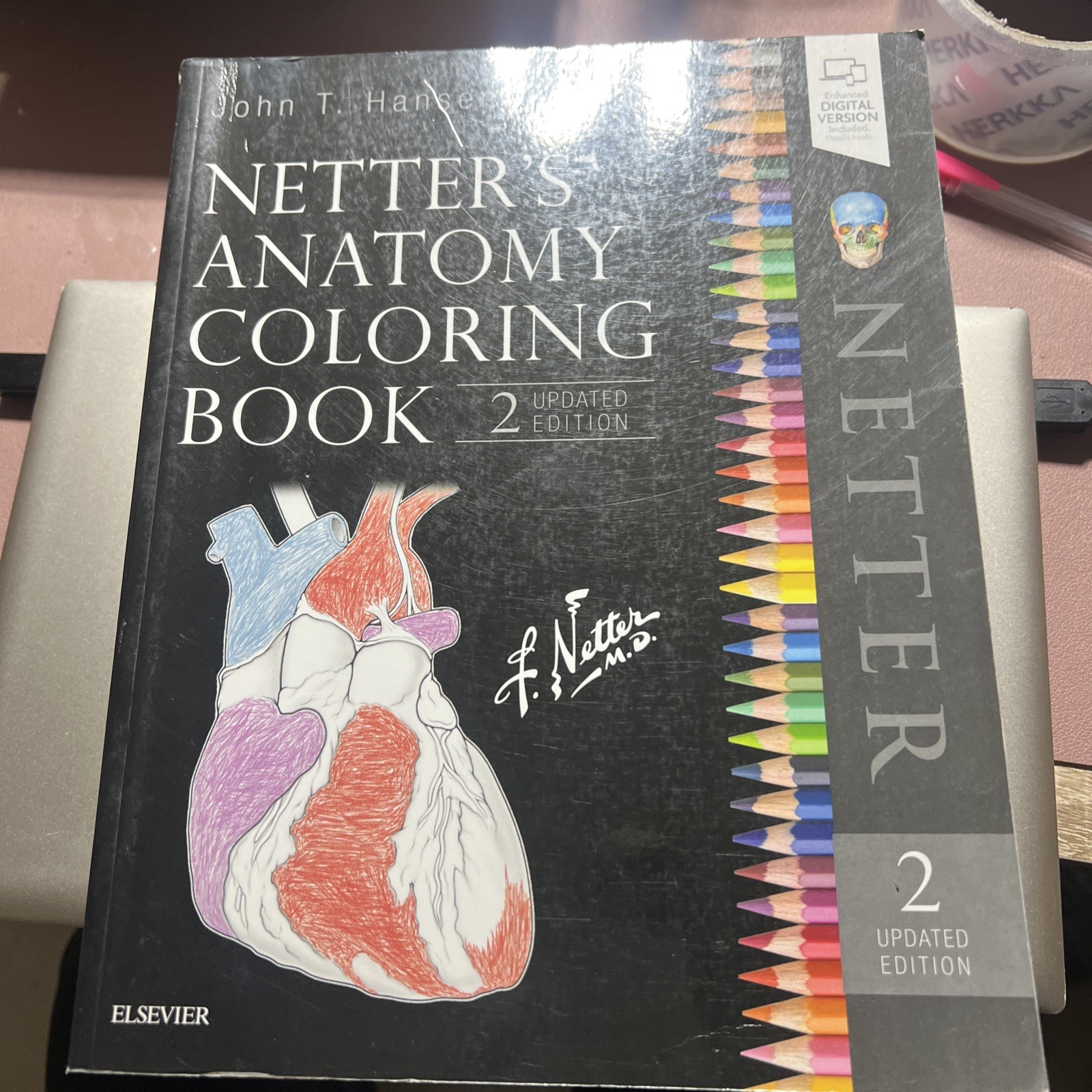 isbn 9780323545037, Netter’s Anatomy Coloring Book, 2nd edition, John T. Hansen