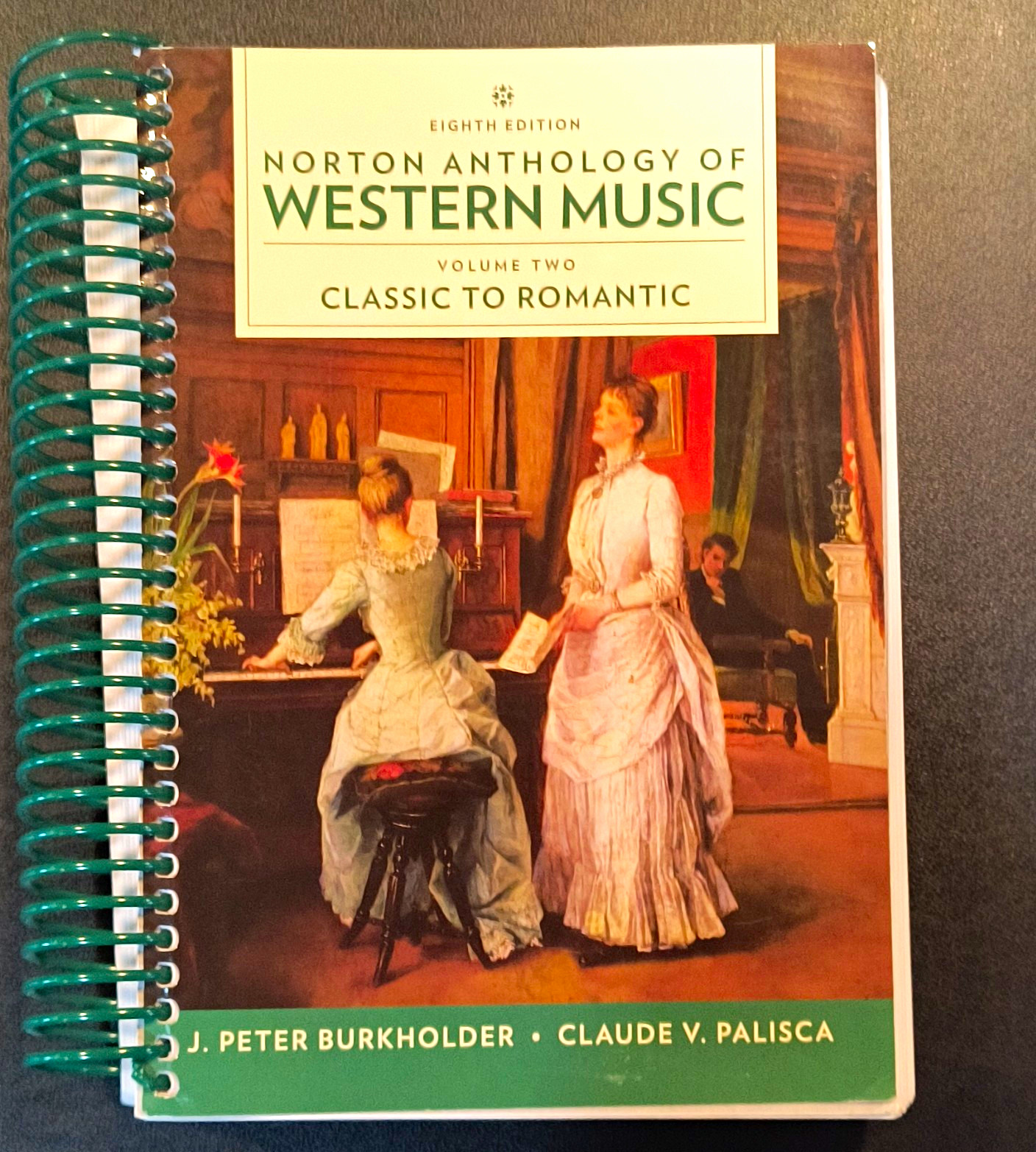 Norton Anthology of Western Music Vol 2 Classic to Romantic 8th Ed Spiral