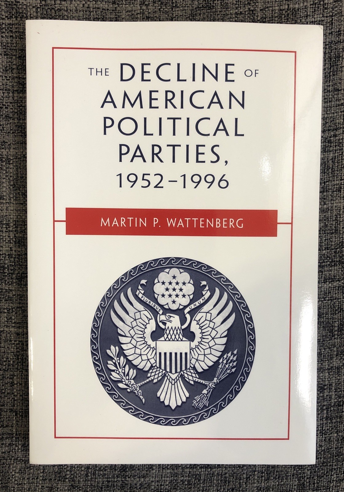 The Decline of American Political Parties 1952-1996: 5Ed by Martin P. Wattenberg