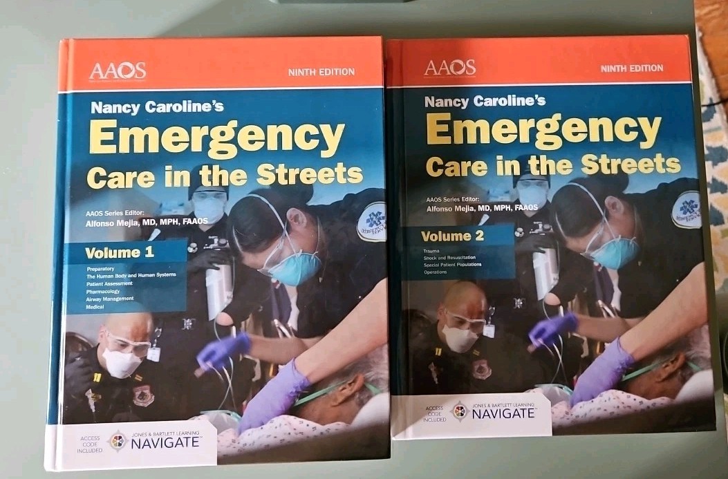Nancy Caroline’s Emergency Care in the Streets 9e Volume 1 and 2 With Online