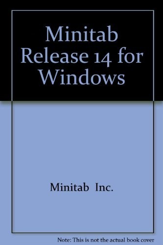 MINITAB Release 14 for Windows CD, Minitab Inc.