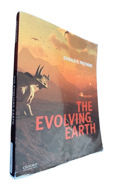 The Evolving Earth – Prothero, Donald R. used book oxford textbook worn
