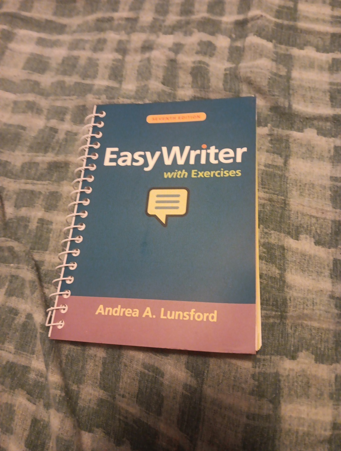 EasyWriter with Exercises by Andrea A. Lunsford (2018, Spiral) Used
