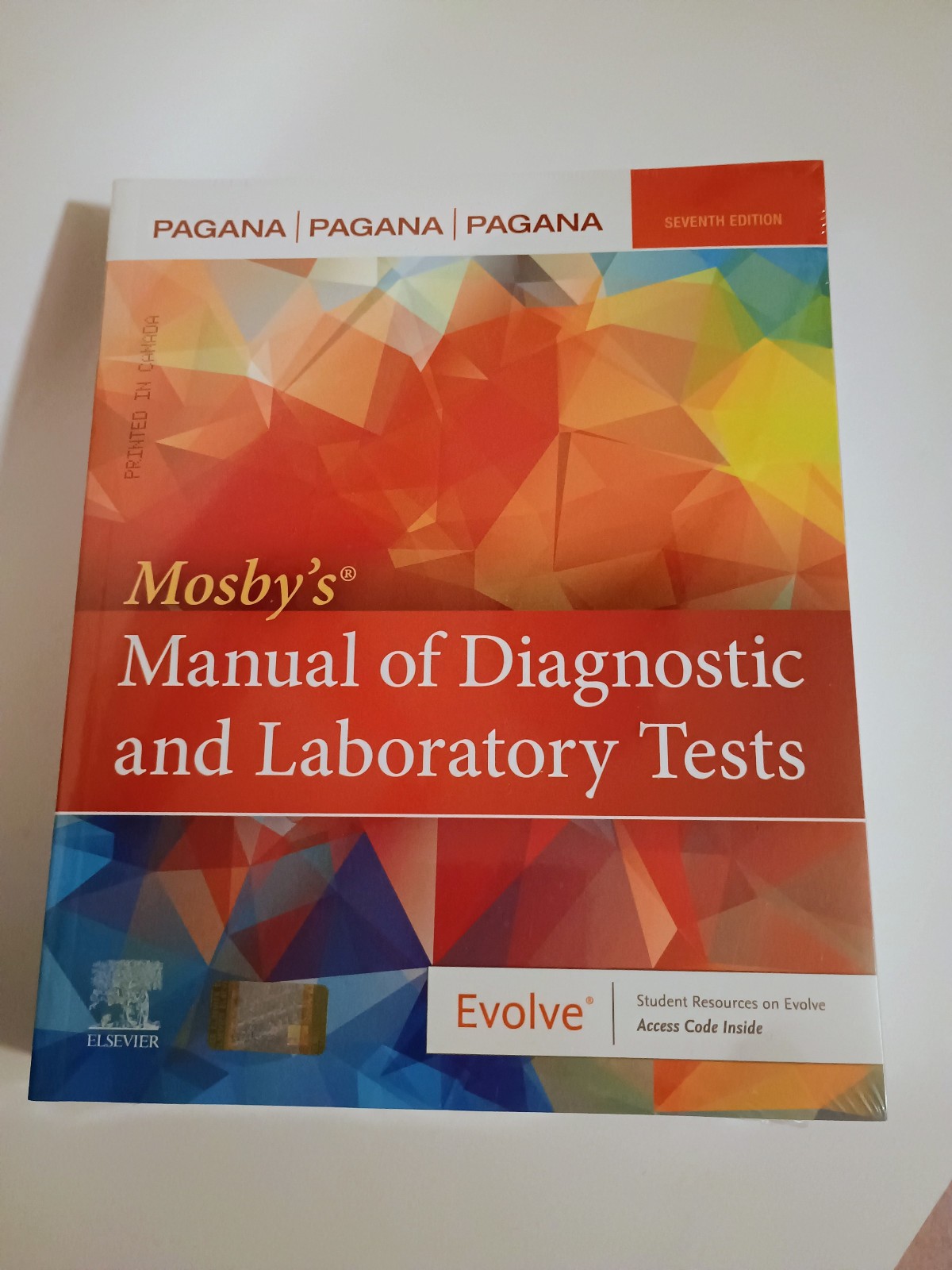 Mosby’s Manual of Diagnostic and Laboratory Tests by Timothy J. Pagana -NEW