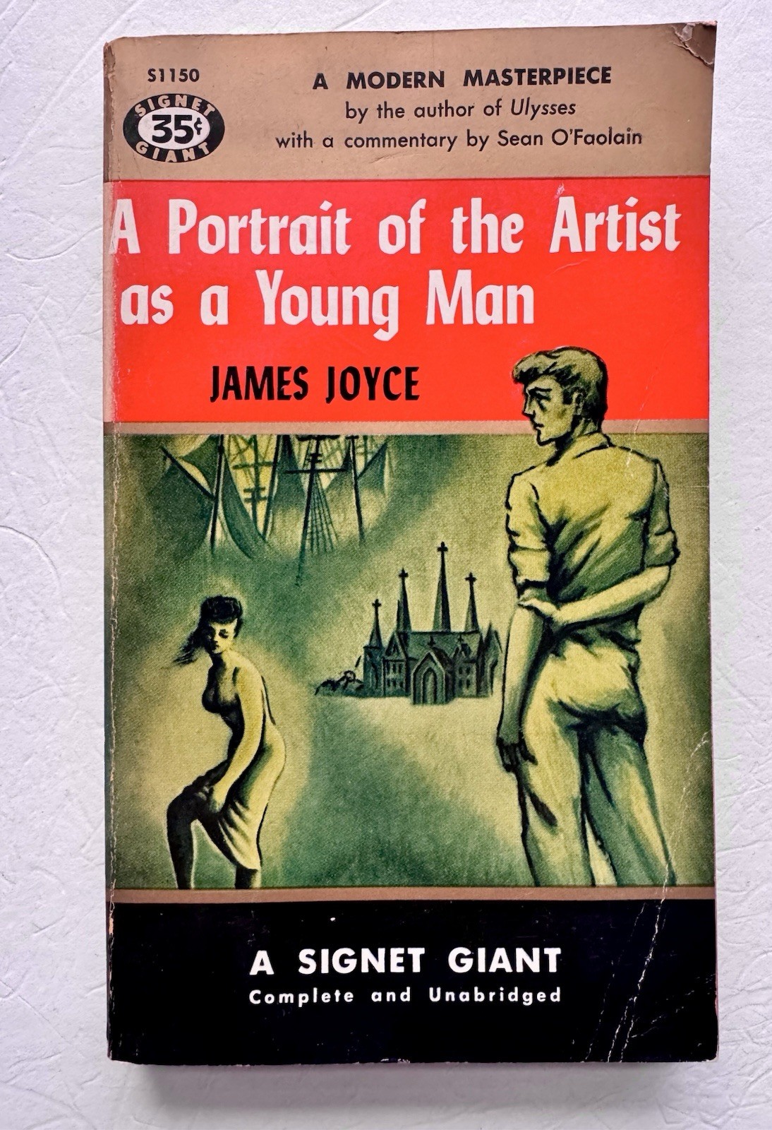 1954 A PORTRAIT OF THE ARTIST AS A YOUNG MAN ~ James Joyce Signet 35c MMPB