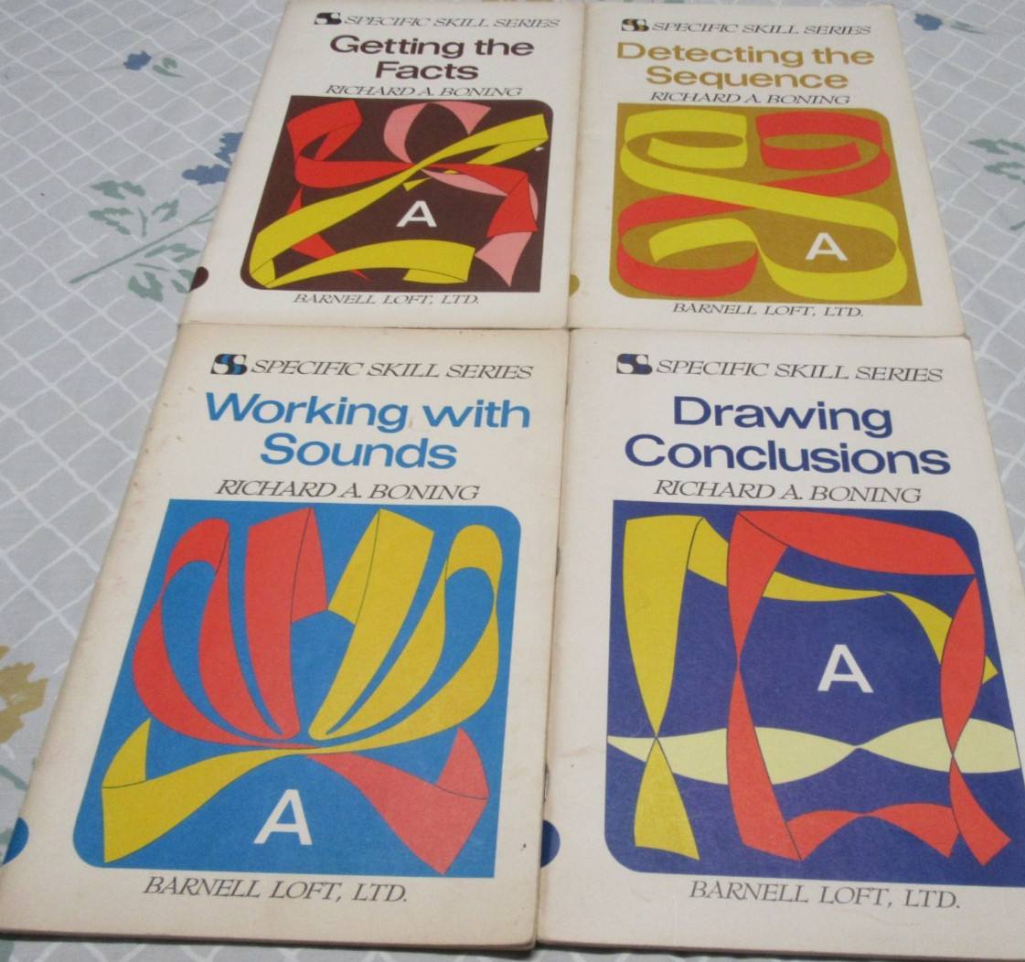 SPECIFIC SKILL SERIES: Lot Of 4, 1976 Richard A Boning – BARNELL