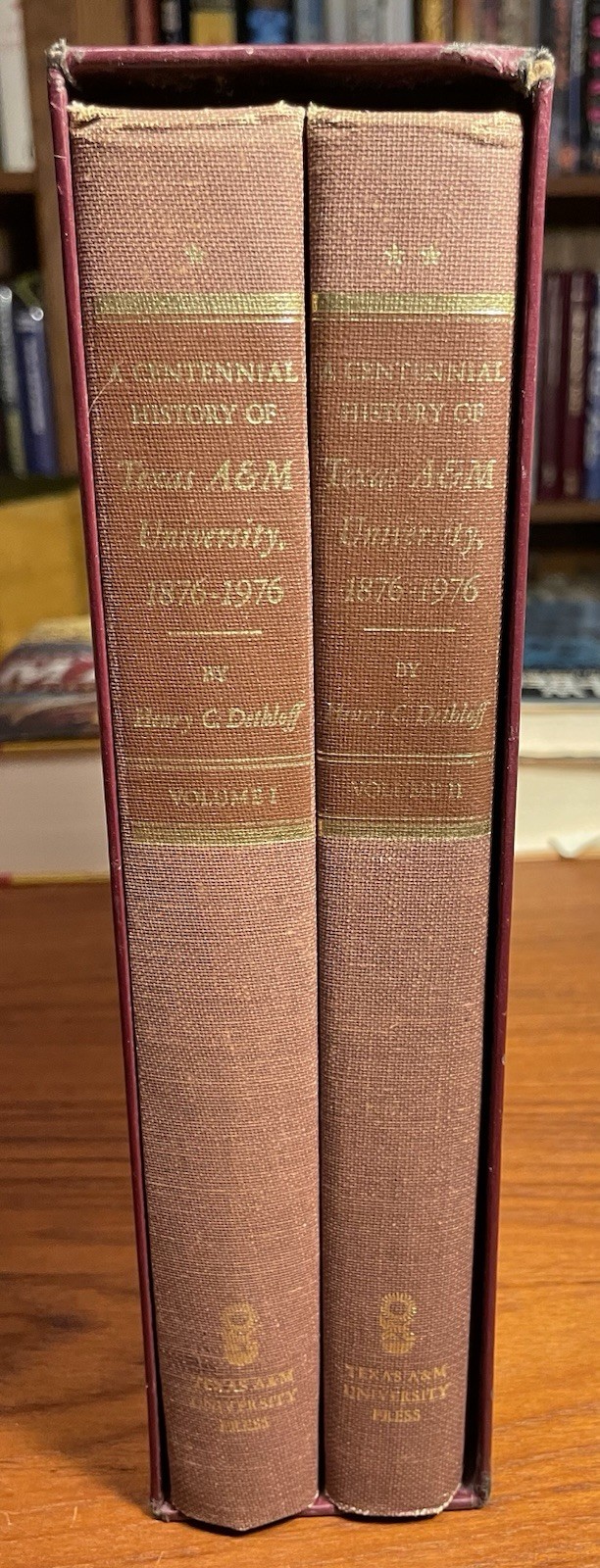 A Centennial History of Texas A&M University 1876-1976 2 Vol HC Set w/Slipcase