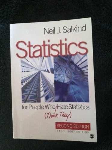 Statistics for People Who (Think – Paperback, by Salkind Neil J. – Very Good j
