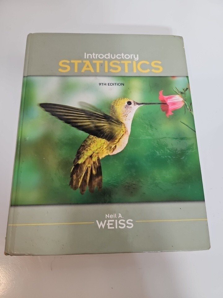 Introductory Statistics by Neil A. Weiss (2010, CD-ROM / Hardcover)