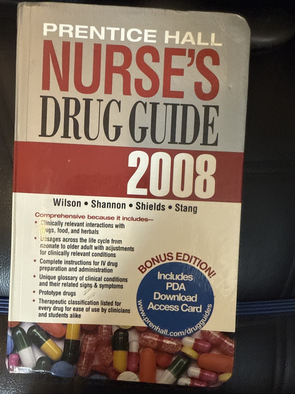 Prentice Hall Nurse’s Drug Guide 2009 by Carolyn L. Stang, Margaret Shannon,…