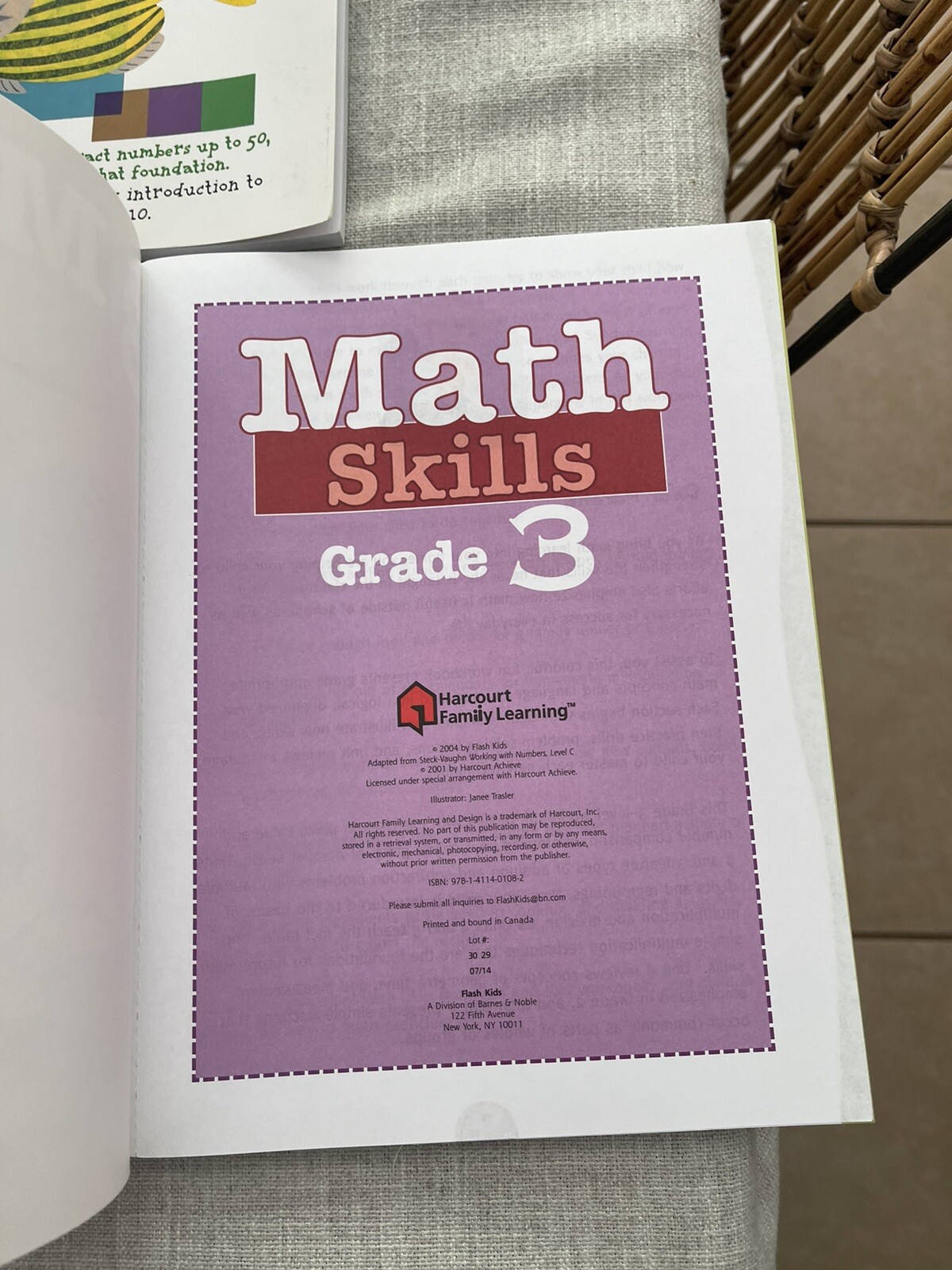 Elementary Math Workbooks 2 Grade 3 And 1 Ages 6,7,8 Homeschool