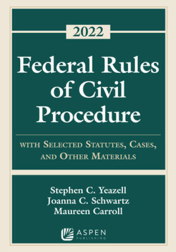 Federal Rules of Civil Procedure: With Selected Statutes and Other Materi – GOOD
