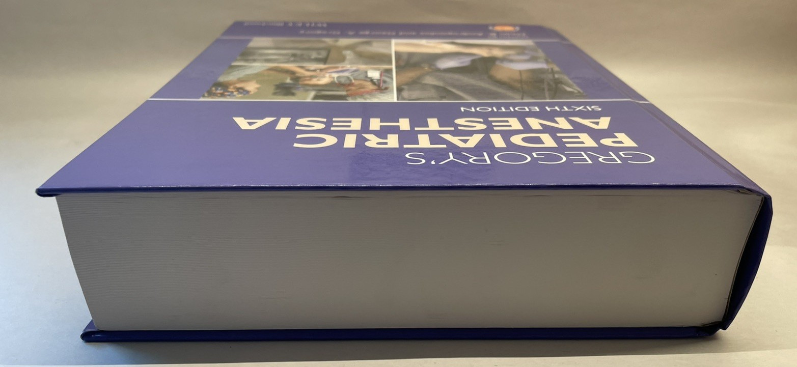 Gregory’s Pediatric Anesthesia 6th Edition Andropoulos Hdcover 2020 NEW FastShip