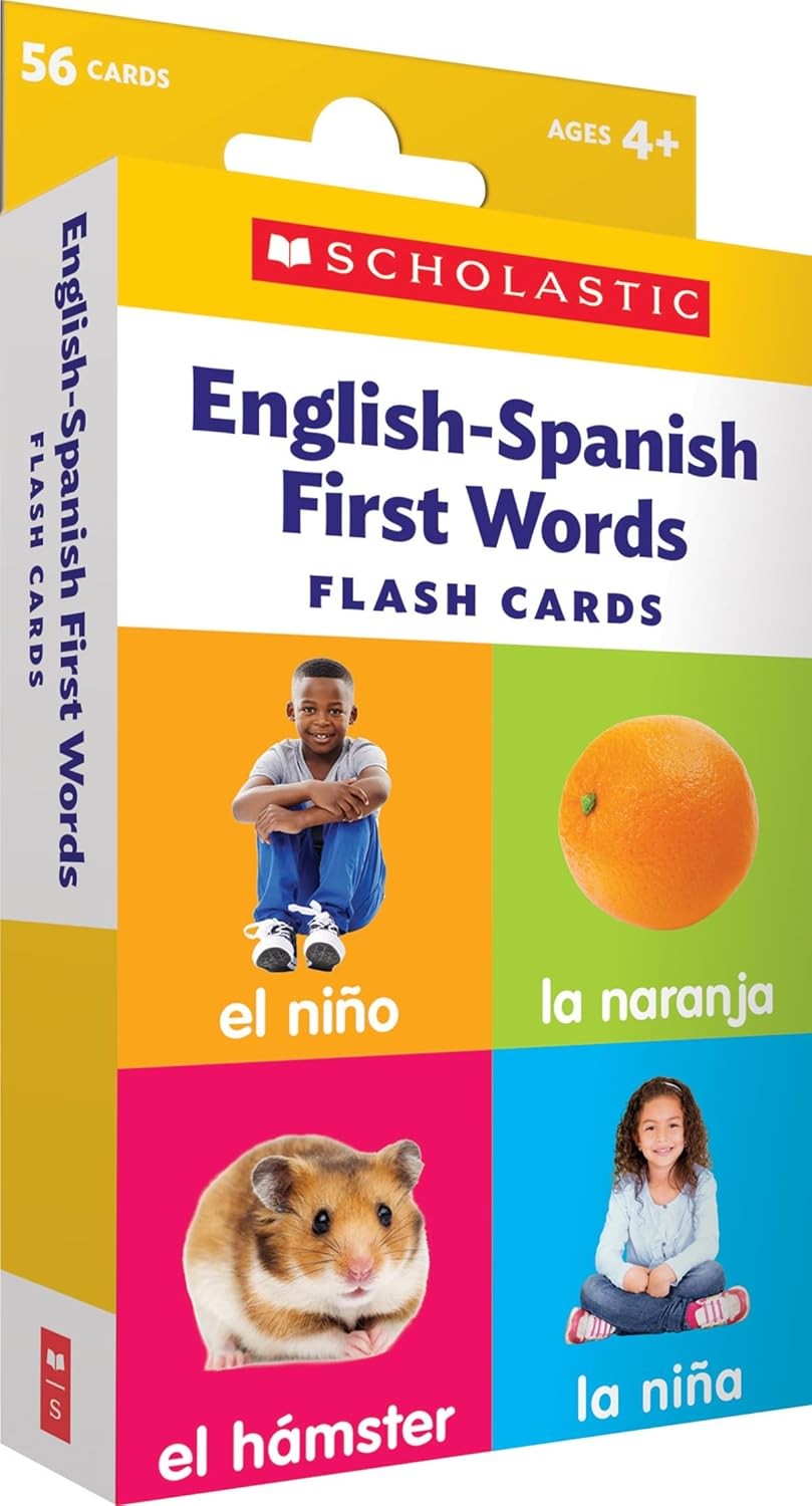 English-Spanish First Words Flash Cards Misc. Supplies – January 1, 2021