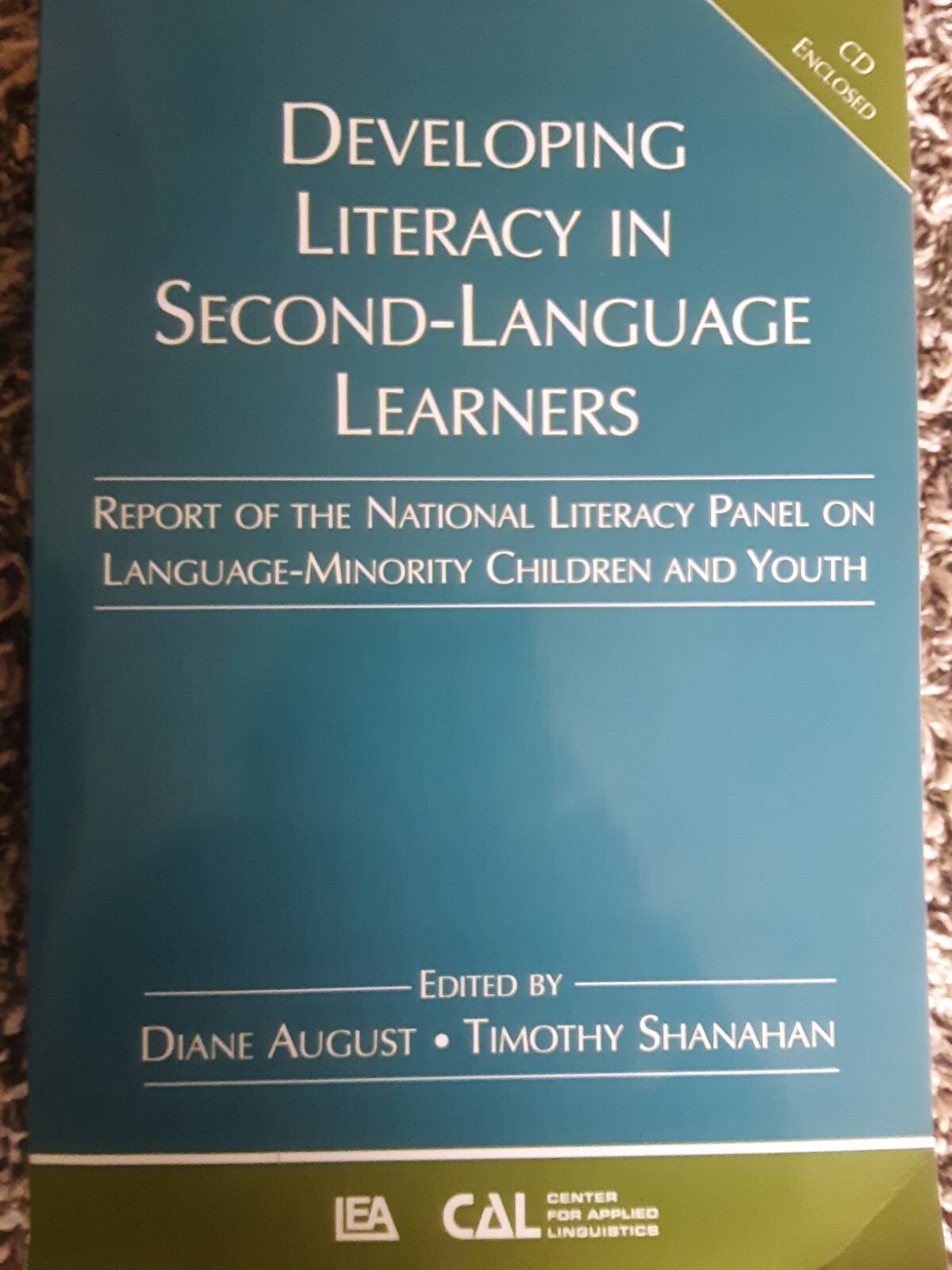 Developing Literacy in Second-Language Learners ~ Includes Sealed CD-ROM