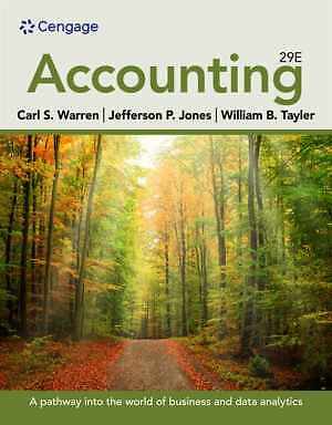 Accounting – Hardcover, by Warren Carl S.; Jones Jefferson P.; Tayler – Good