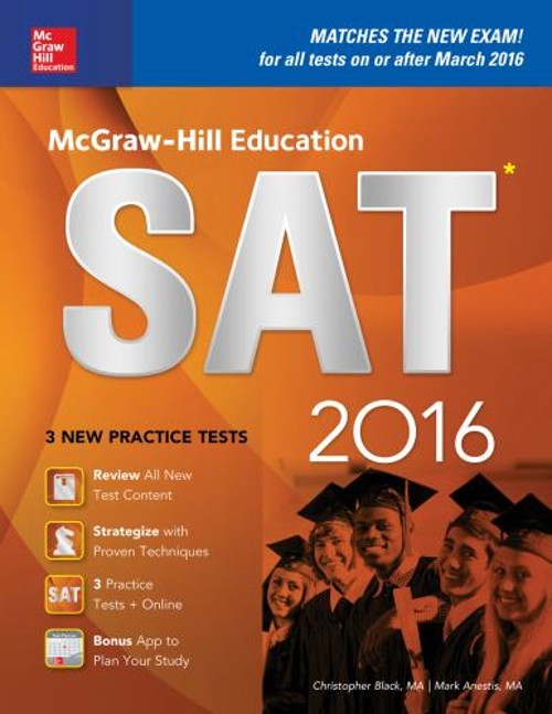 McGraw-Hill Education SAT 2016 Edition Mark, Black, Christopher A