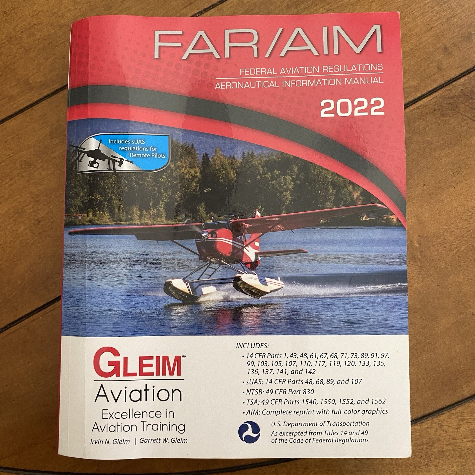 Gleim Aviation FAR/AIM – 2022 Edition Paperback Book