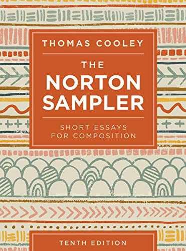 The Norton Sampler – Paperback, by Cooley Thomas – Acceptable v