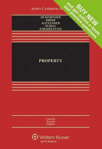 Property (Aspen Casebook) – Hardcover, by Dukeminier Jesse; Krier – Acceptable