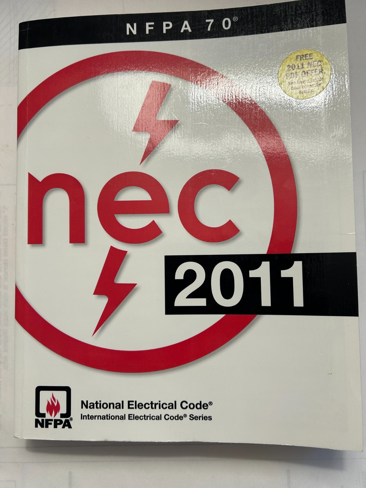 NEC 2011 Code Book NFPA 70 – Minimal Highlighting – Good Condition