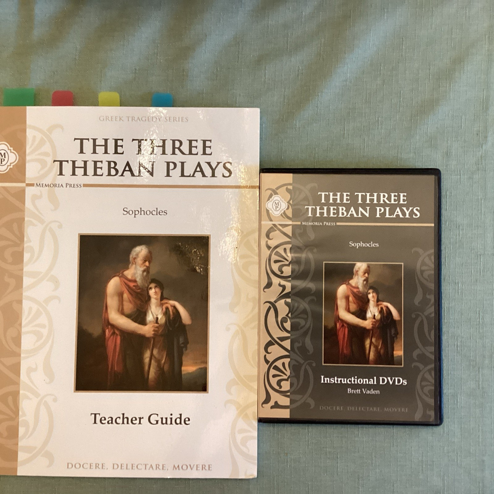 Memoria Press The Three Theban Plays Teacher Guide Teacher’s Ed Book+DVD 2009