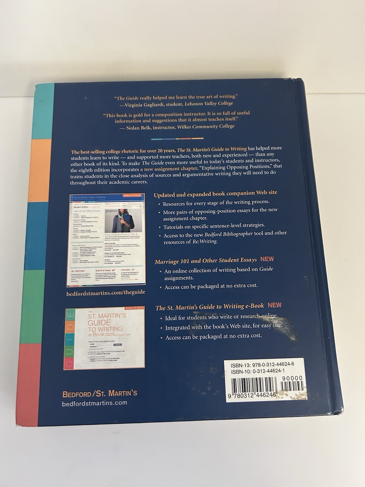 St. Martin’s Guide to Writing by Charles R. Cooper and Rise B. Axelrod (2007,…