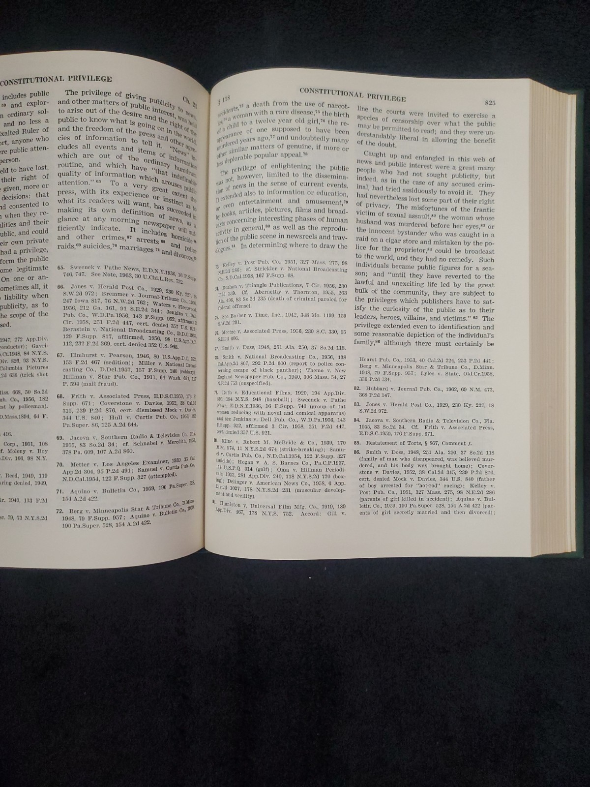 LAW OF TORTS by William L Prosser 1971 Hornbook Series 4th Printing Hardcover