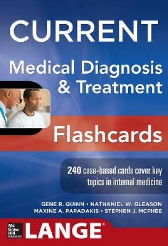 CURRENT Medical Diagnosis and Treatment Flashcards (LANGE CURRENT Series) – GOOD