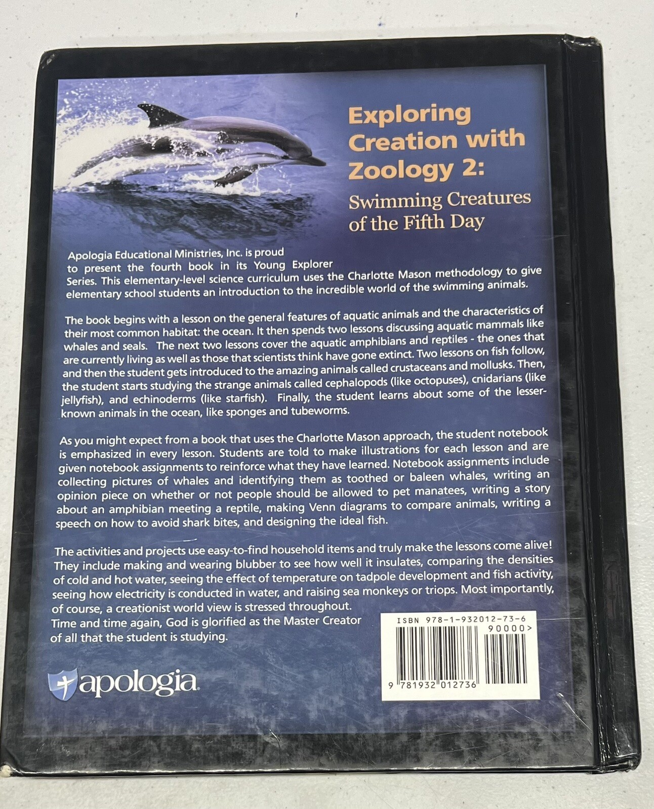 Swimming Creatures Fifth Day Apologia Exploring Creation Zoology 2 science