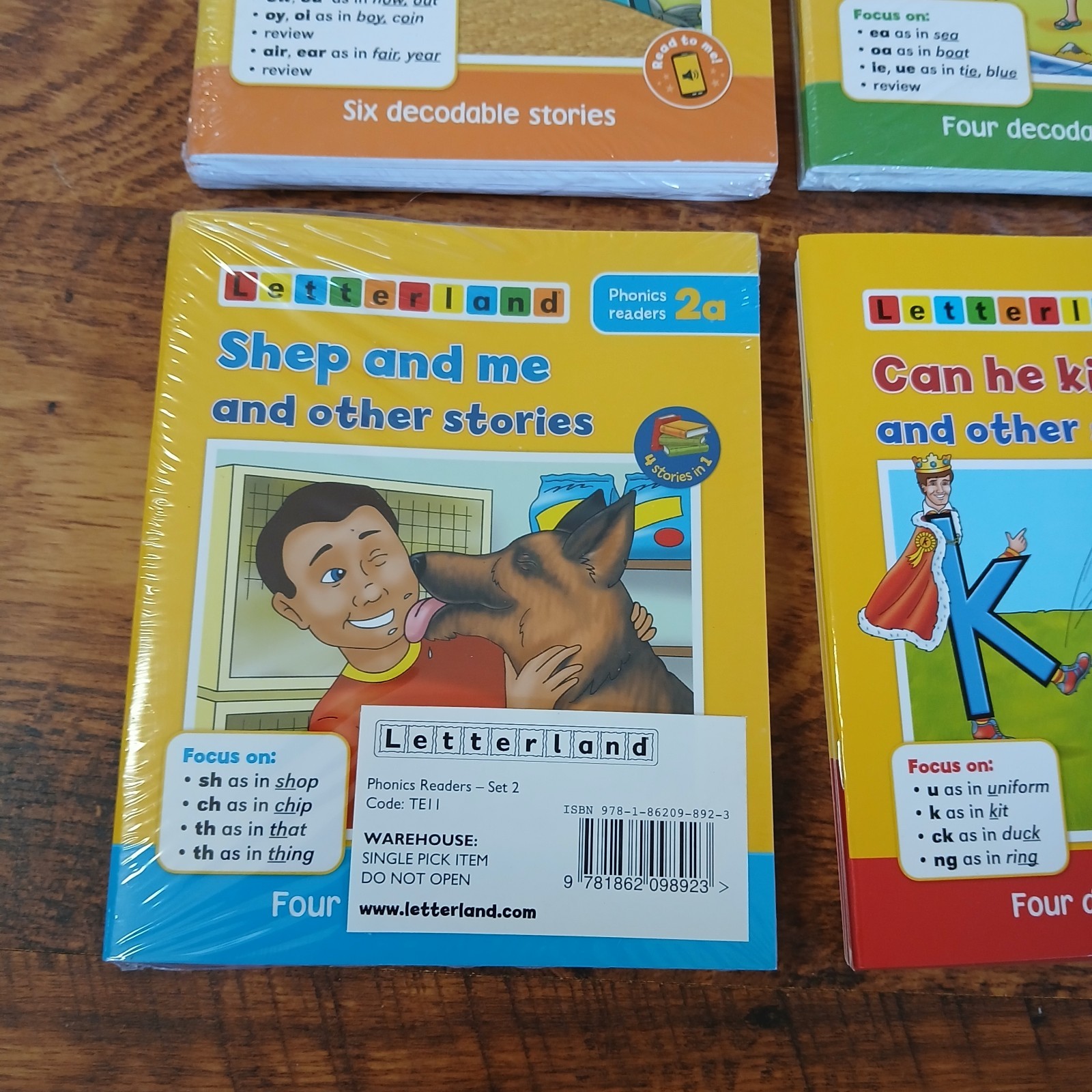 LETTERLAND Phonics Leveled Readers Books Sets 1 – 4 (5 Books Per Set) Elementar