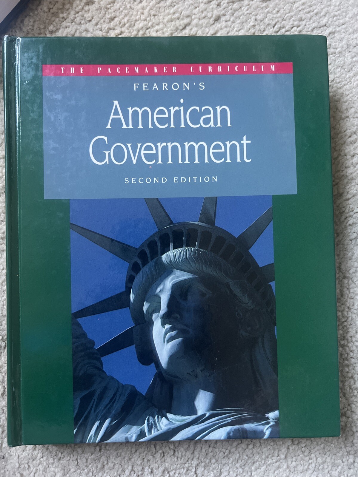Pacemaker Curriculum – Fearon’s American Government 2nd Edition Textbook 1995