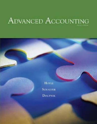 Advanced Accounting, Hoyle, Joe Ben,Schaefer, Thomas,Doupnik, Timothy, 978007337
