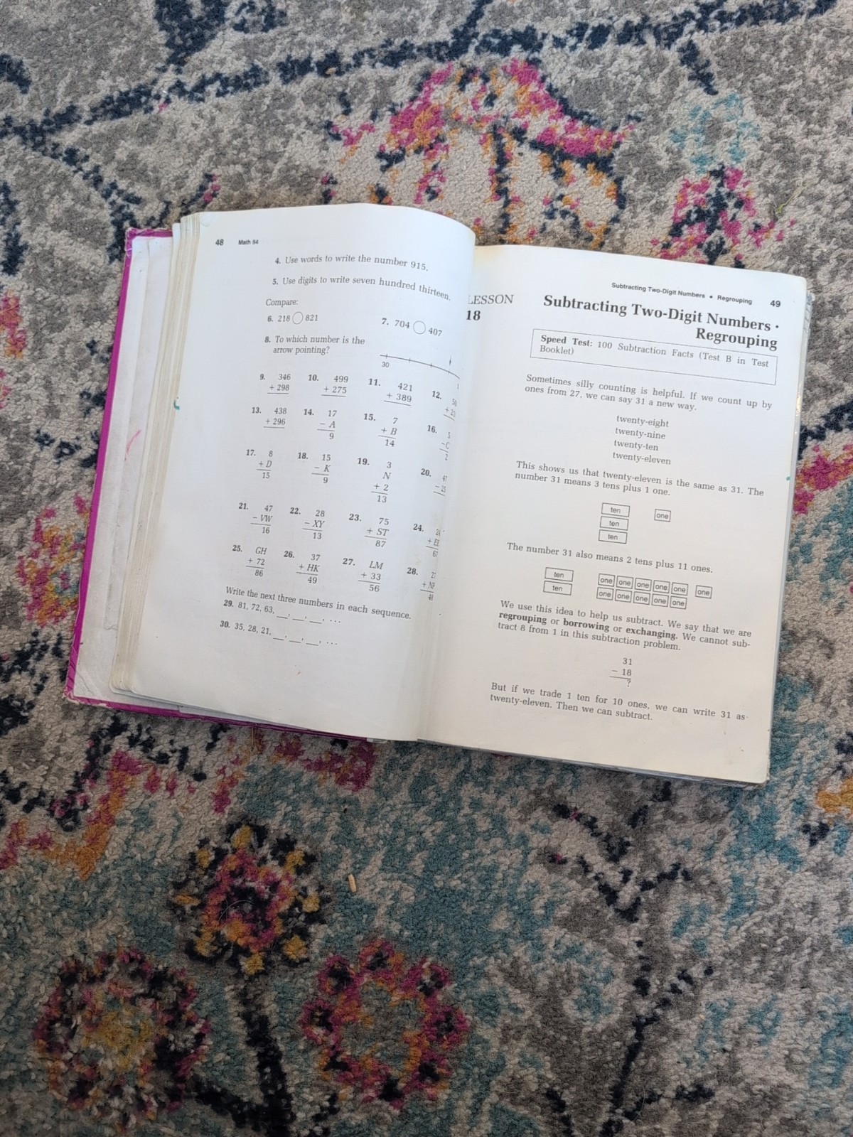 Saxon Math 54: An Incremental Development by Stephen Hake