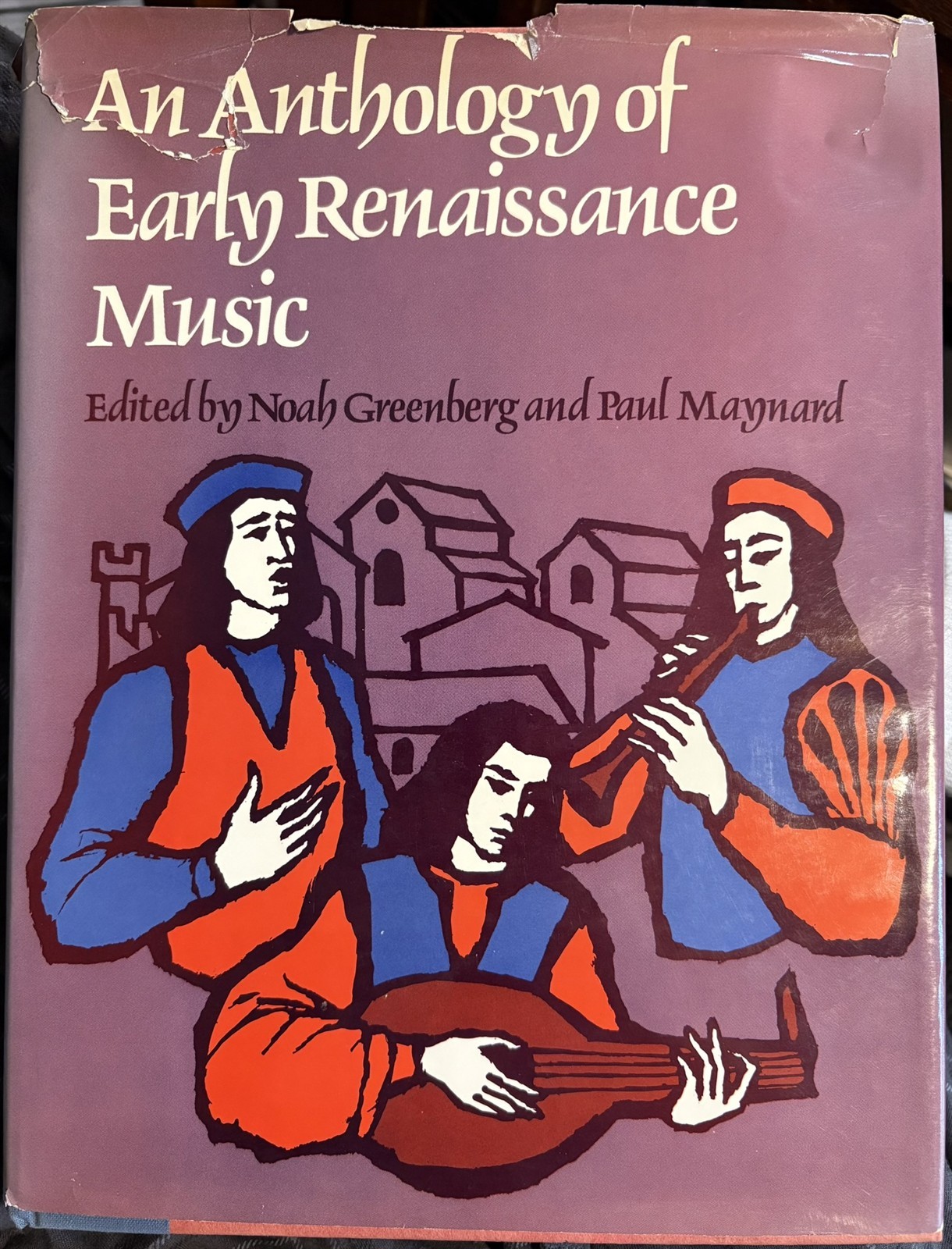 An Anthology of Early Renaissance Music – Noah Greenberg BOOK/SCORE HB DJ 1ST ED