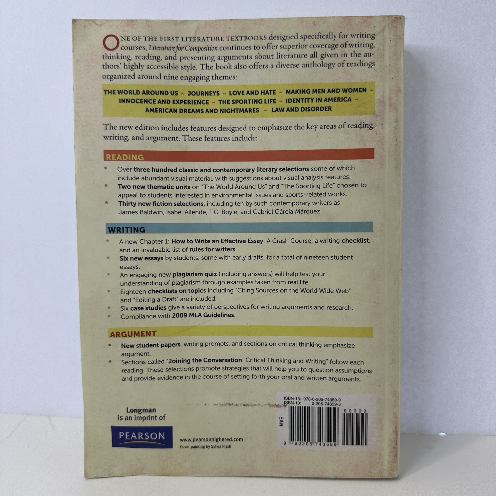 Literature for Composition : Essays, Stories, Poems, and Plays by William Burto,