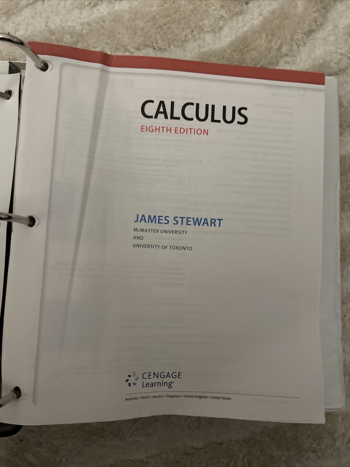 james stewart calculus 8th edition