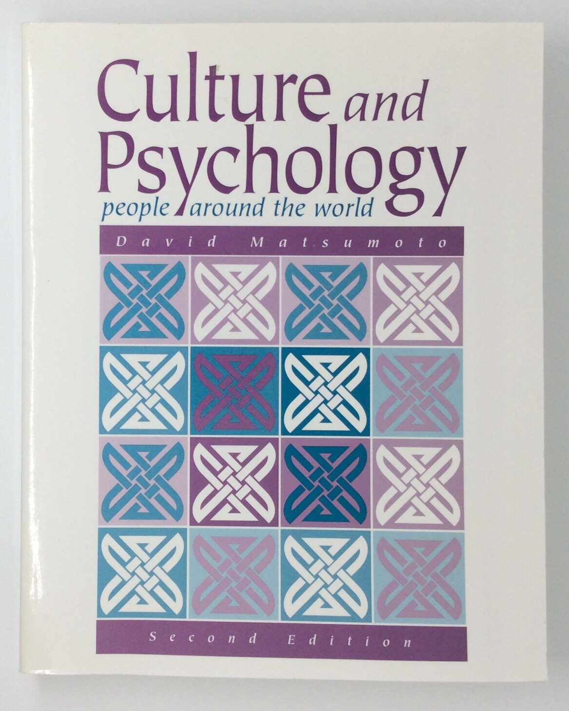 Culture and Psychology: People Around the World, by Matsumoto 2nd ed. pback NEW