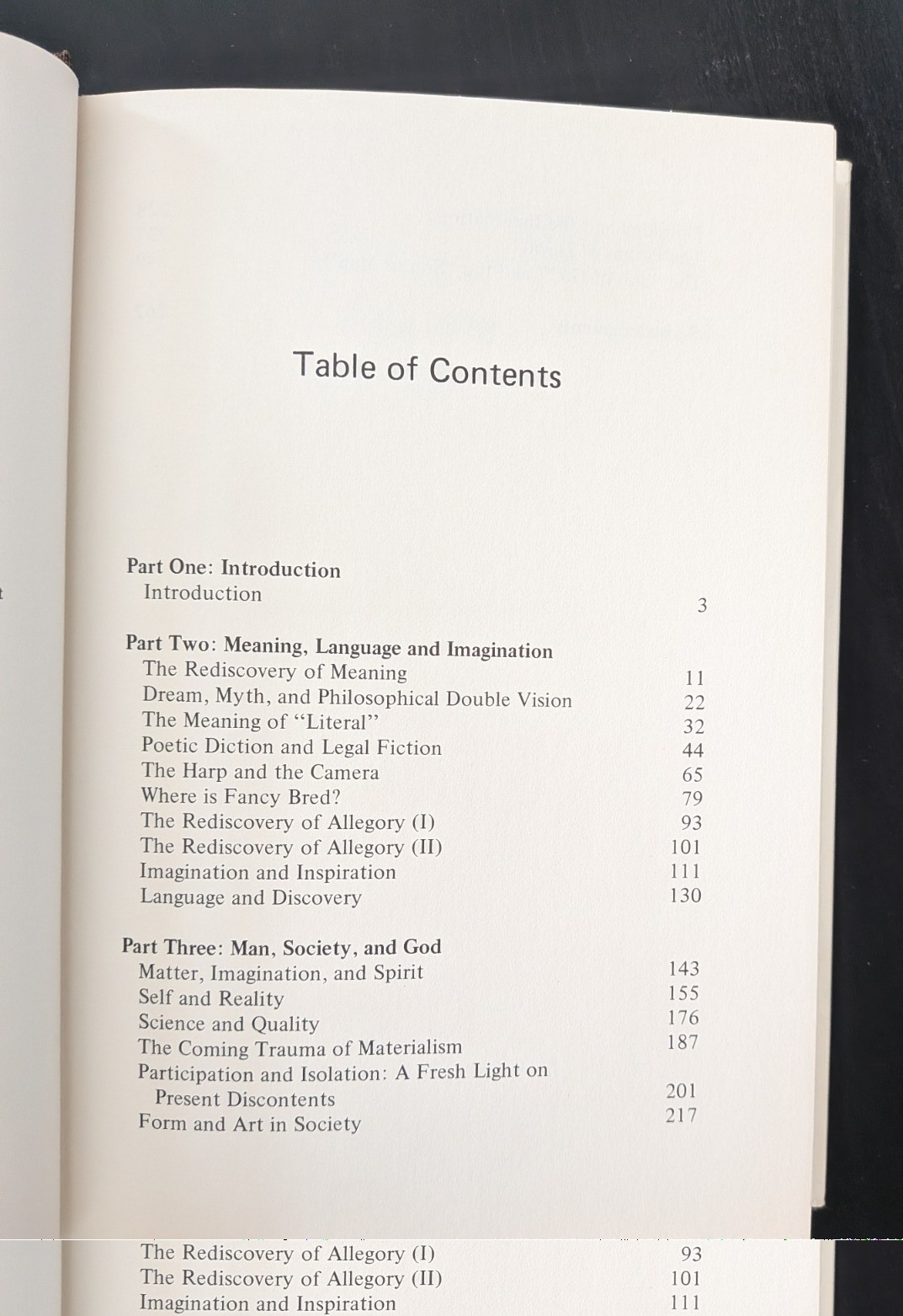 The Rediscovery of Meaning and Other Essays by Owen Barfield (1977, Hardcover)