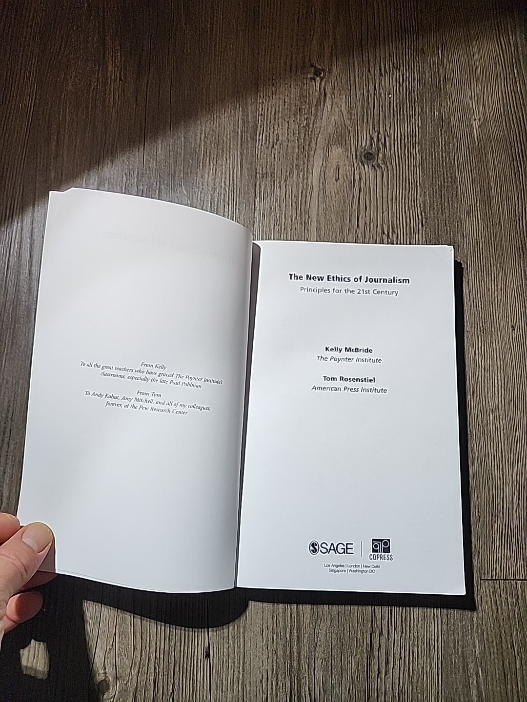 New Ethics of Journalism : Principles for the 21st Century by Thomas B….