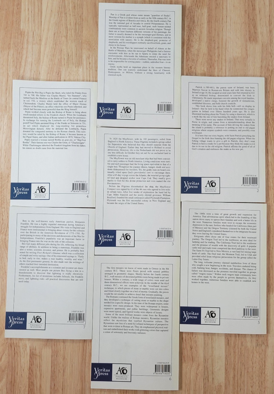 Phonics Museum Readers 1-31 Veritas Press Classical Christian Homeschooling