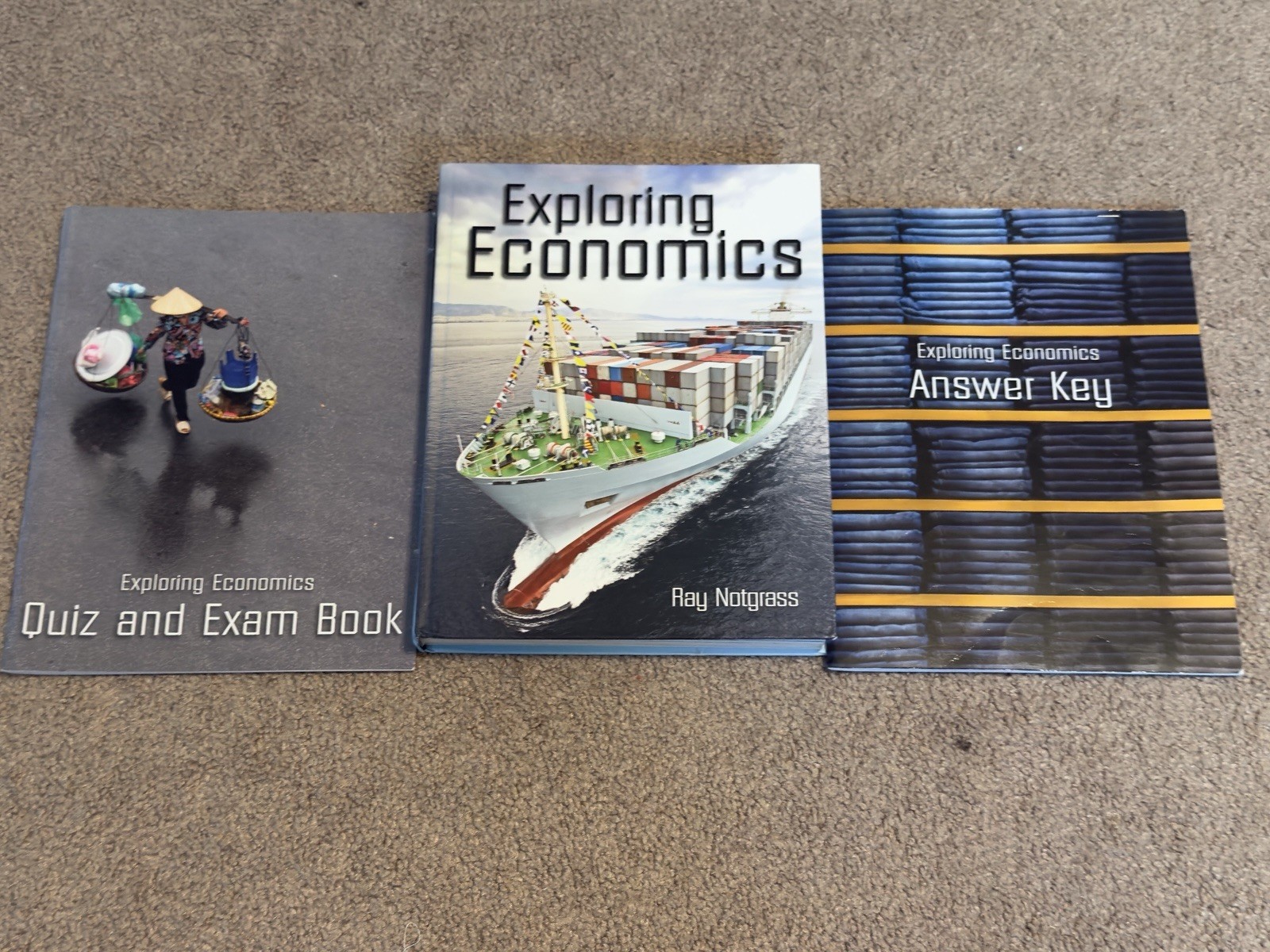 Notgrass Exploring Economics Textbook, Quiz And Exam Book, & Answer Key Booklet