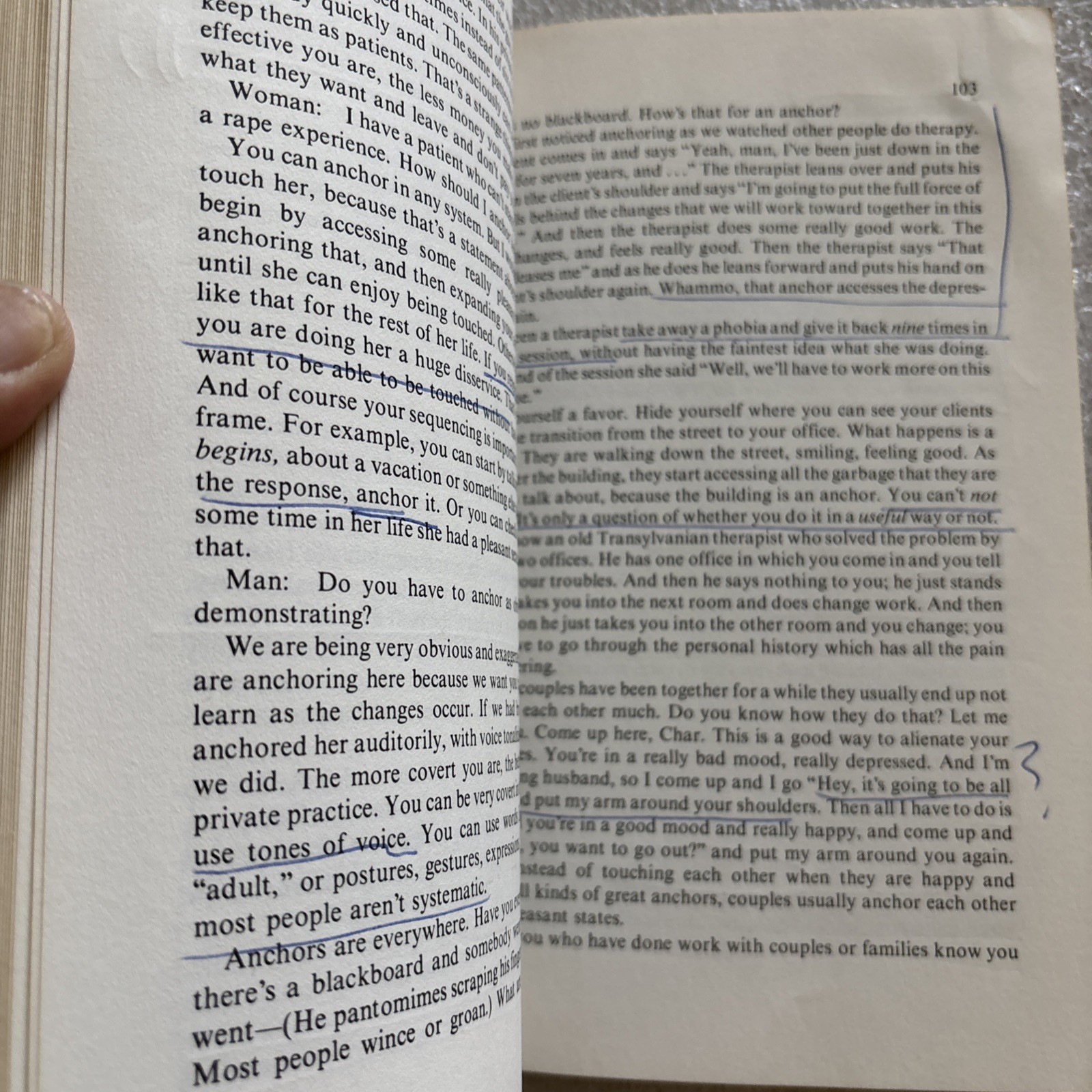Frogs into Princes: Neuro Linguistic Programming (lots of underlining)